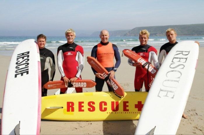 Beach lifeguard training